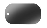 SUPPLY DEPOT MILSPEC Aluminum Dog Tag