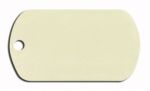 SUPPLY DEPOT MILSPEC G.I. Dog Tag Dull, Cermark Coated