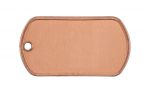 SUPPLY DEPOT MILSPEC G.I. Dog Tag, Copper